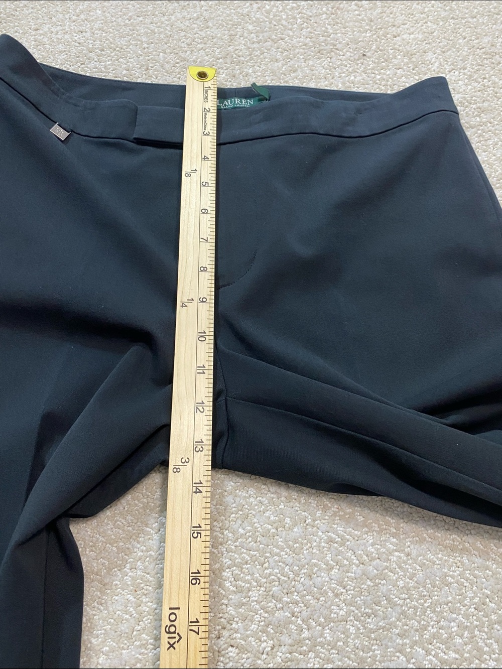 Lauren Ralph Lauren Black Straight-Leg Dress Pants Size 8 - Picture 11 of 16